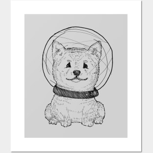 Space Doggo - dog lover, space gift, animals Posters and Art